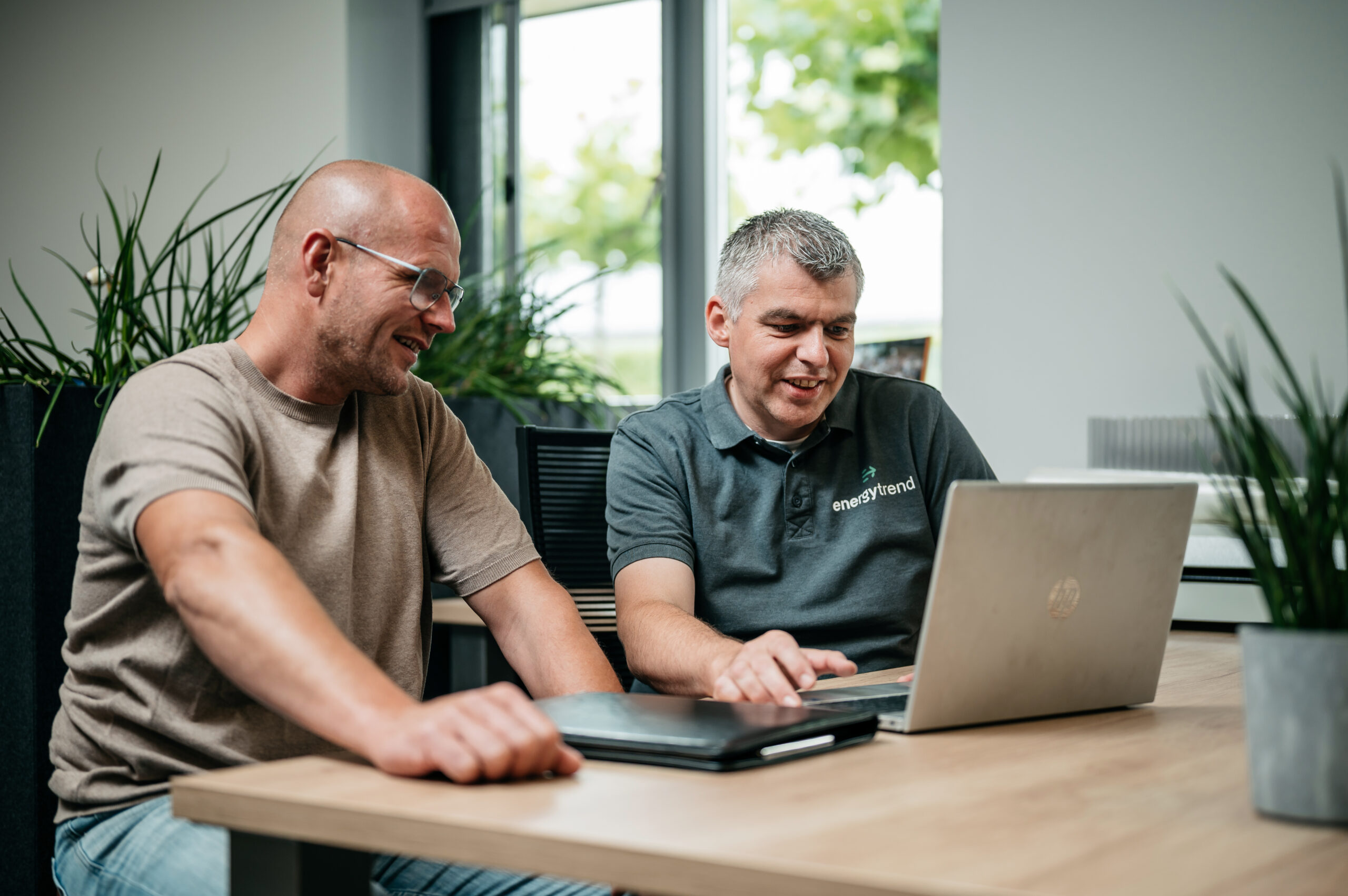 Samenwerking tussen Energytrend en klant op locatie